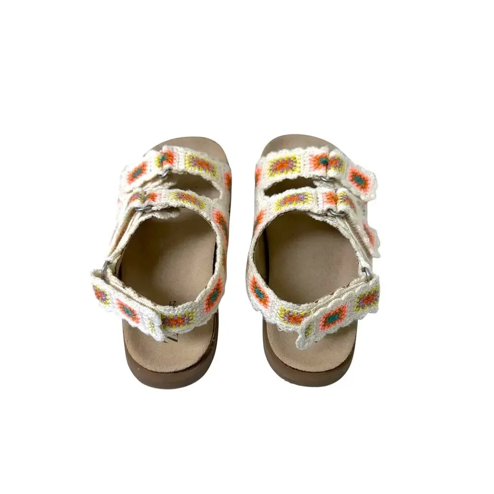 Zara Crocheted Sandals Girl’s Size US 10.5/ EU 27